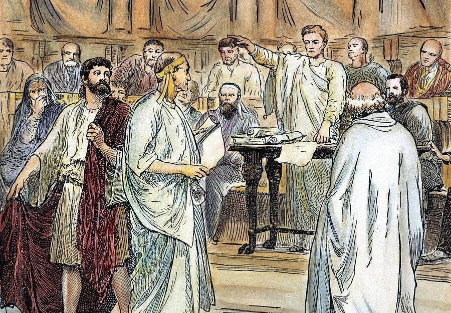 Суд в Древнем Риме. Источник: fineartamerica.com