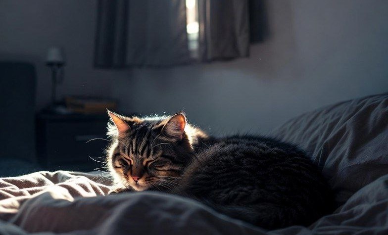 Какие привычки хозяина ухудшают сон его кошки
