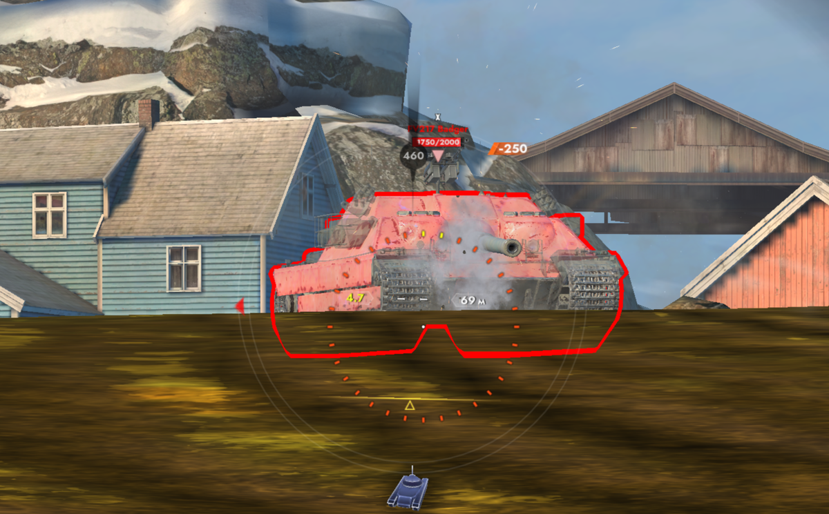 Хоба, танкуем баджера корпусом и пробиваем его