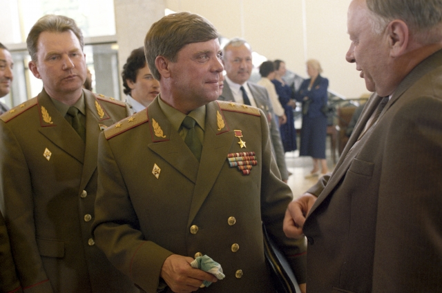 Генерал-лейтенант, Герой Советского Союза Борис Громов. XIX Всесоюзная конференция КПСС. Кремлевский Дворец съездов. 1988 г. Фото: РИА Новости/ Владимир Первенцев