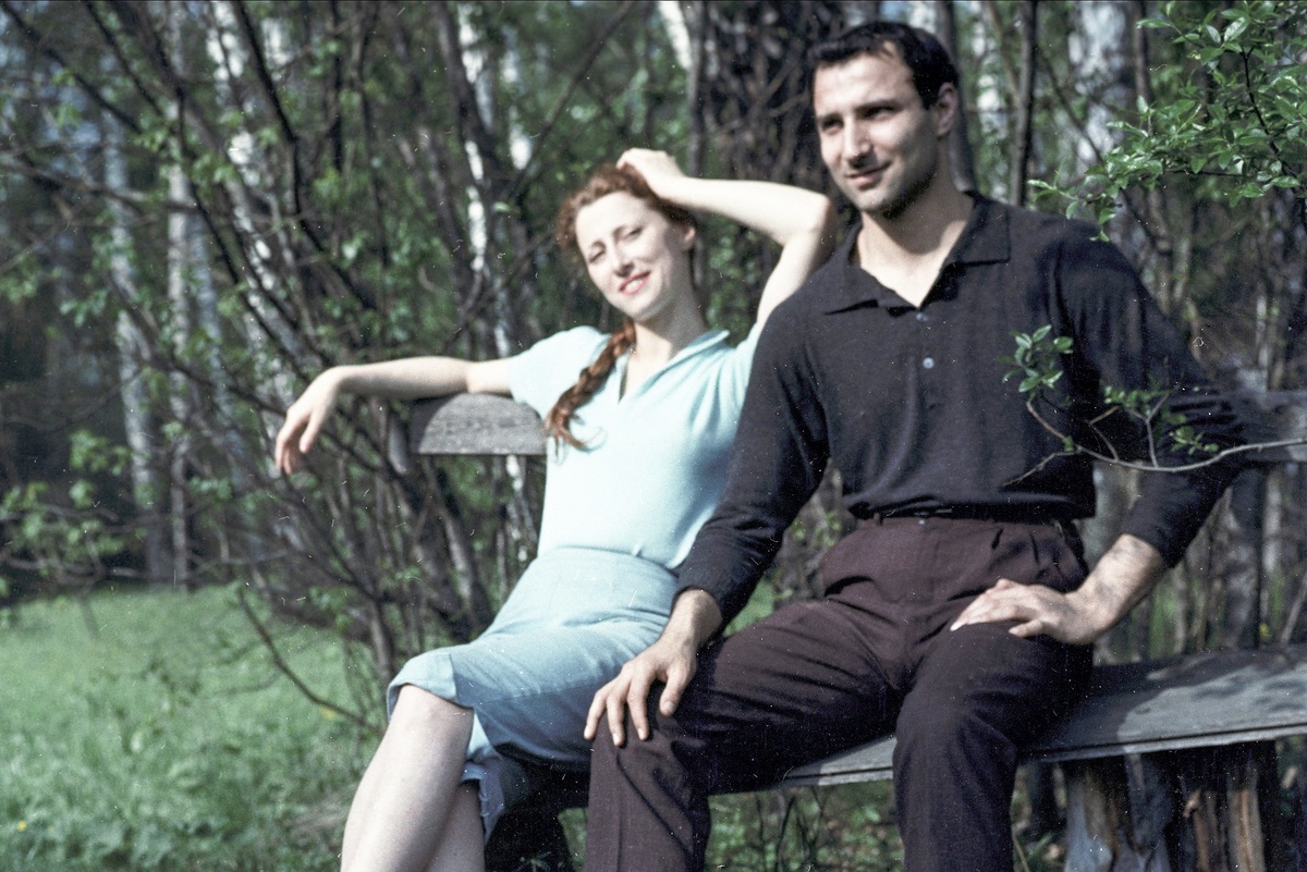    1962 год. Майя Плисецкая и ее брат Азарий Плисецкий на отдыхе./Василий Малышев / РИА Новости