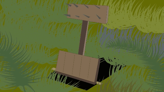 Доска с шипами