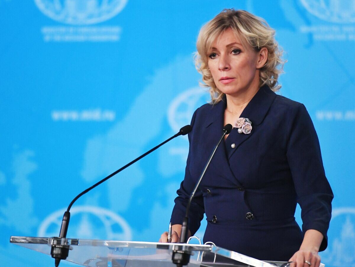    Официальный представитель Министерства иностранных дел России Мария Захарова во время брифинга | © РИА Новости / Михаил Воскресенский