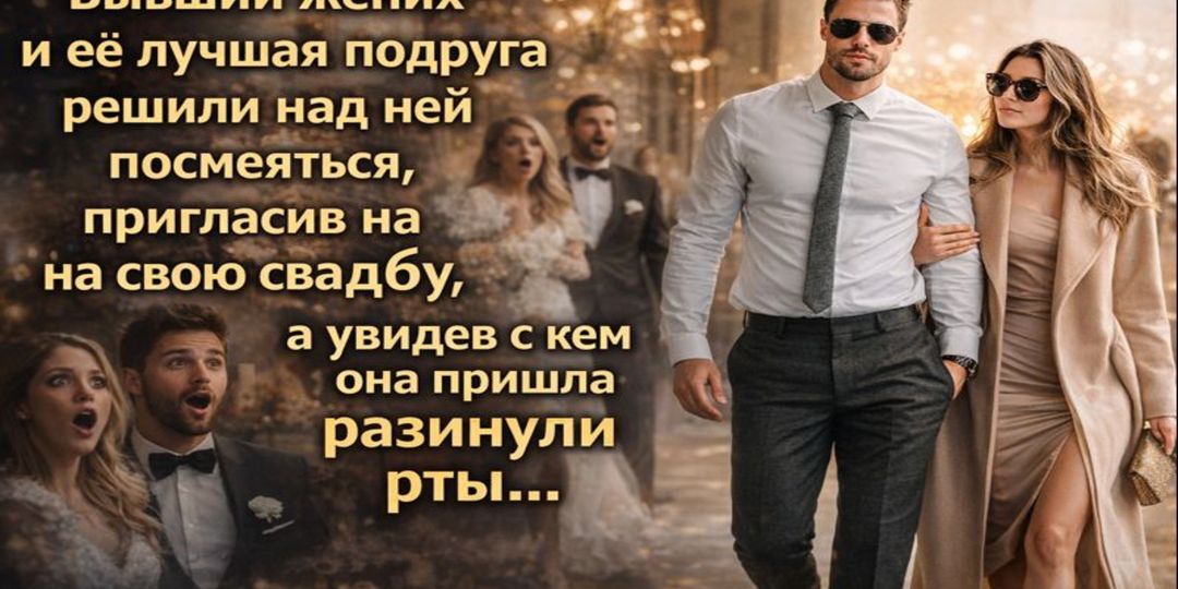 Бывший жених и ее лучшая подруга решили пригласить ее на свою свадьбу, а увидев с кем она…
