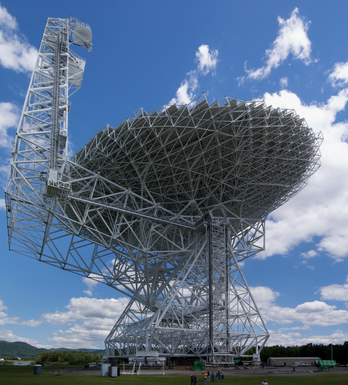 Телескоп Грин-Бэнк — один из радиотелескопов, используемых в проекте.