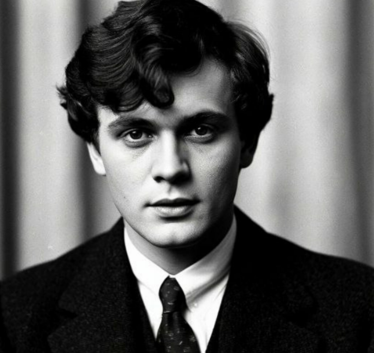 Шедеврум такое выдает на запрос "Есенин, "Черный человек"