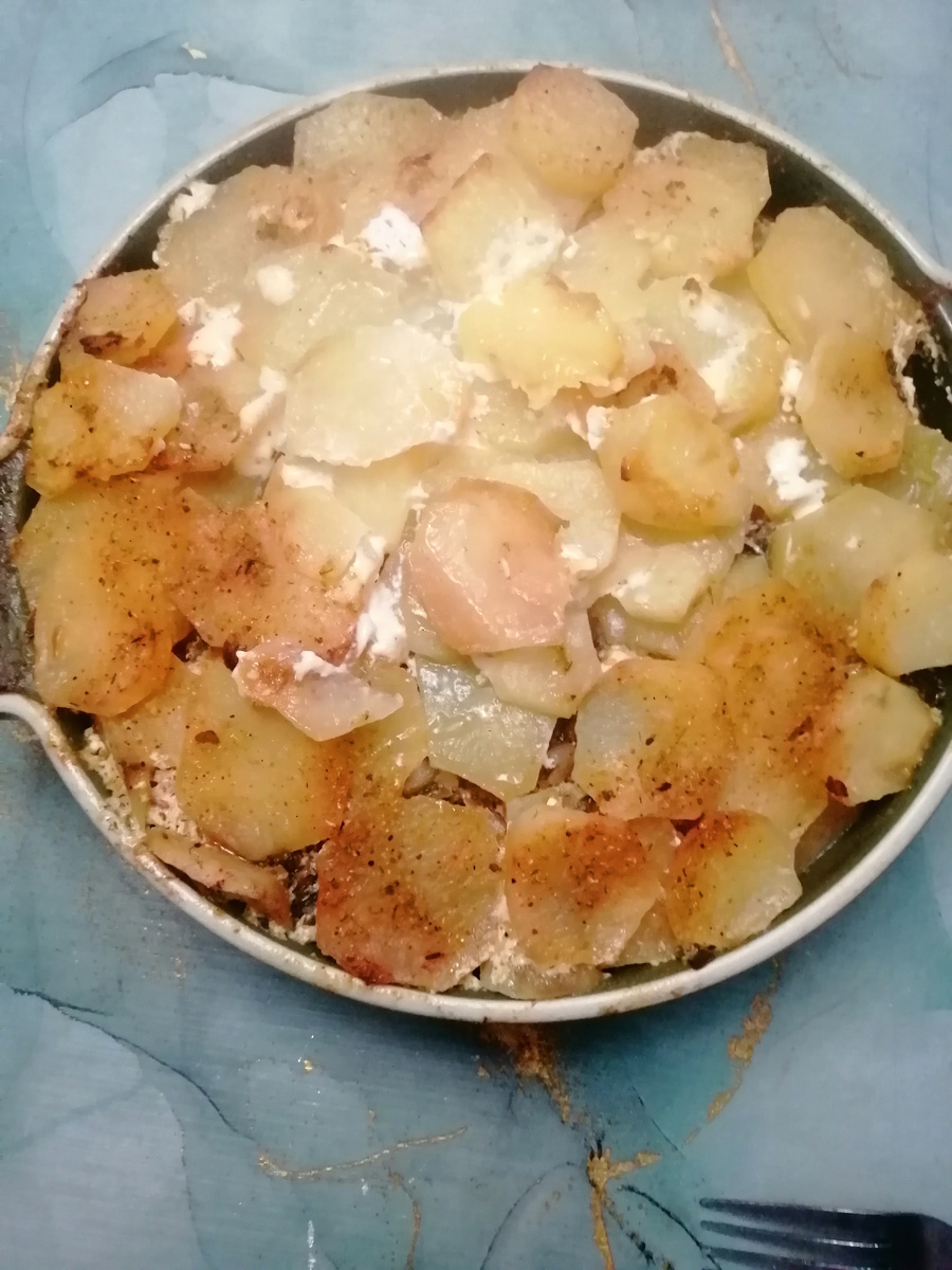 Картофельная запеканка.