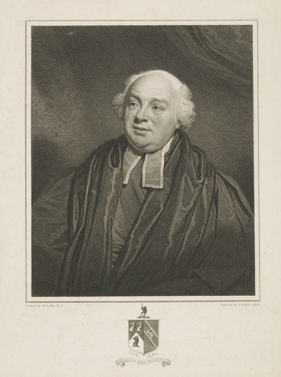 William Tooke (1744-1820) by Joseph Collyer the Younger, after Sir Martin Archer Sheeline engraving, circa 182012 3/4 in. x 10 in. (323 mm x 255 mm) plate size; 16 7/8 in. x 12 3/4 in. (429 mm x 324 mm) paper size. National Portrait Gallery, London.
