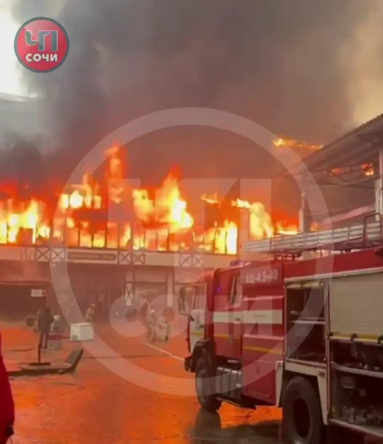    Фото: стоп-кадр видео из телеграм-канала «ЧП Сочи»
