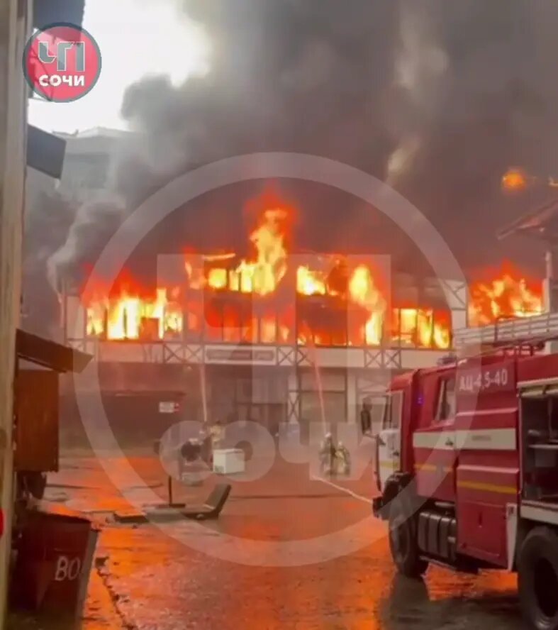    Фото: стоп-кадр видео из телеграм-канала «ЧП Сочи»