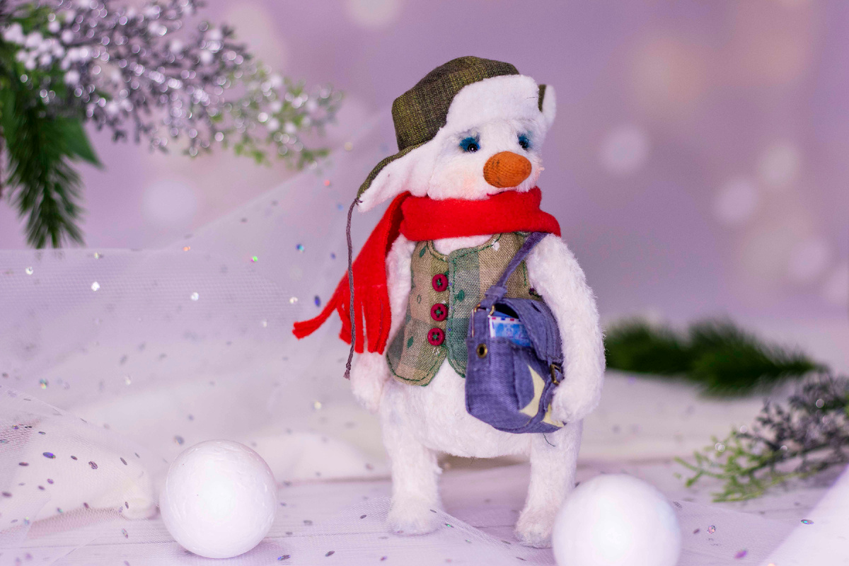 Снеговик тедди Сеня