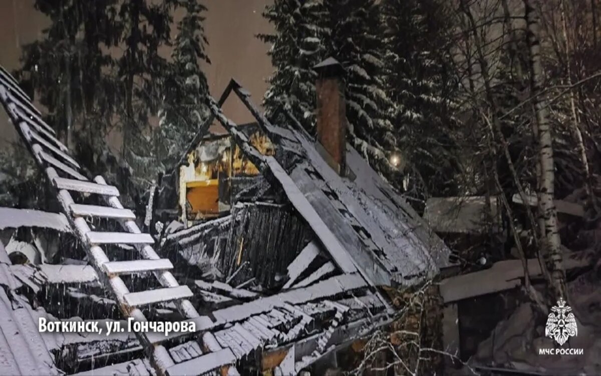    Четыре бани сгорели в Удмуртии в течение суток