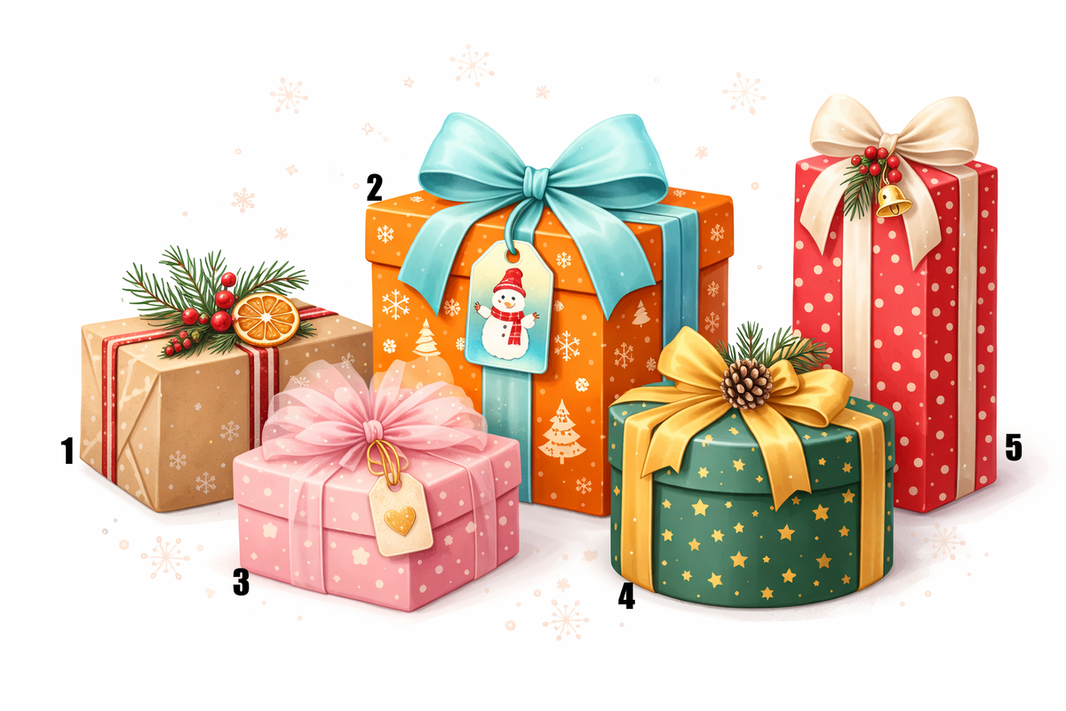 Не думай долго, выбирай подарок, на который первым упал взгляд!