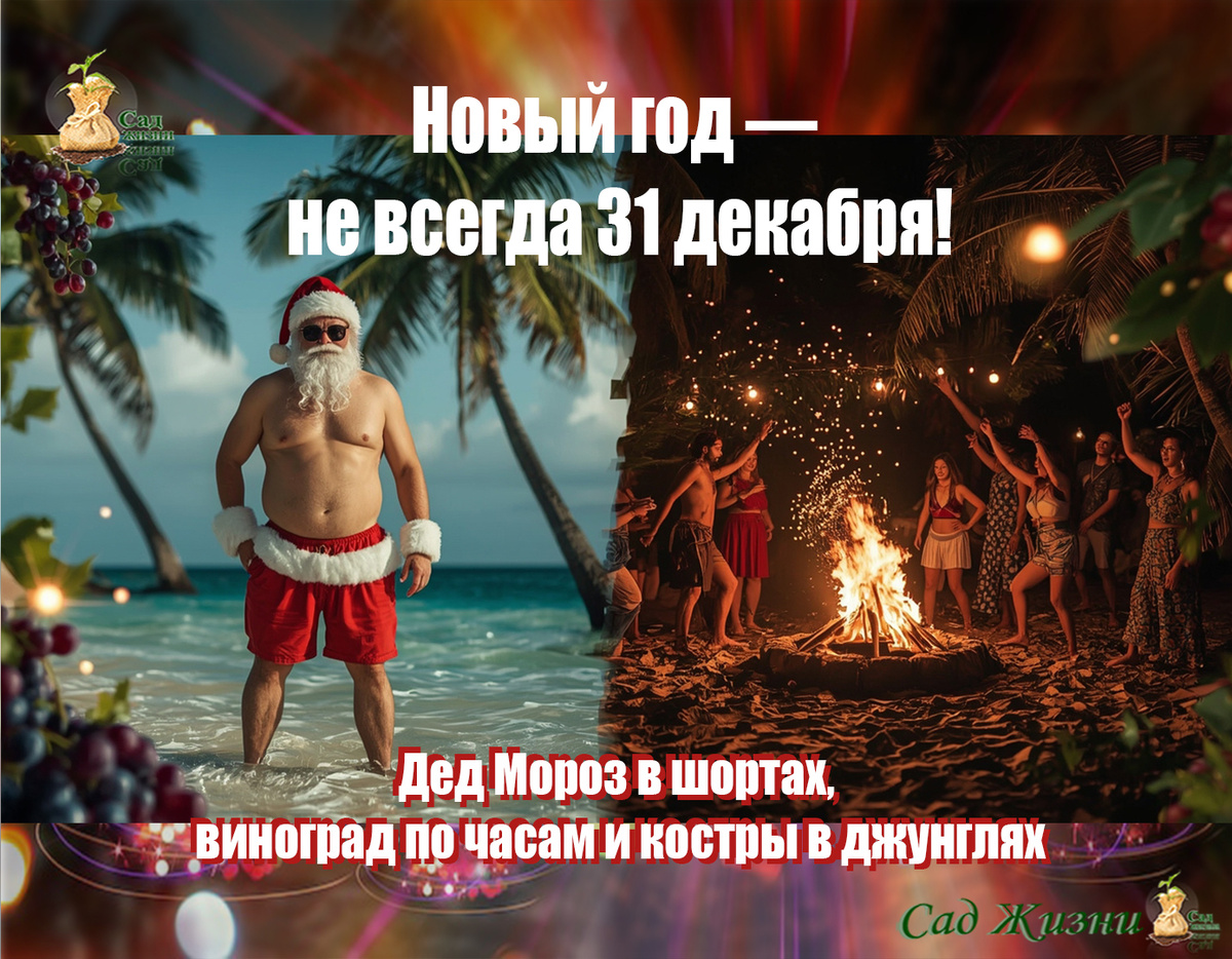 Как начинают Новый год в разных странах