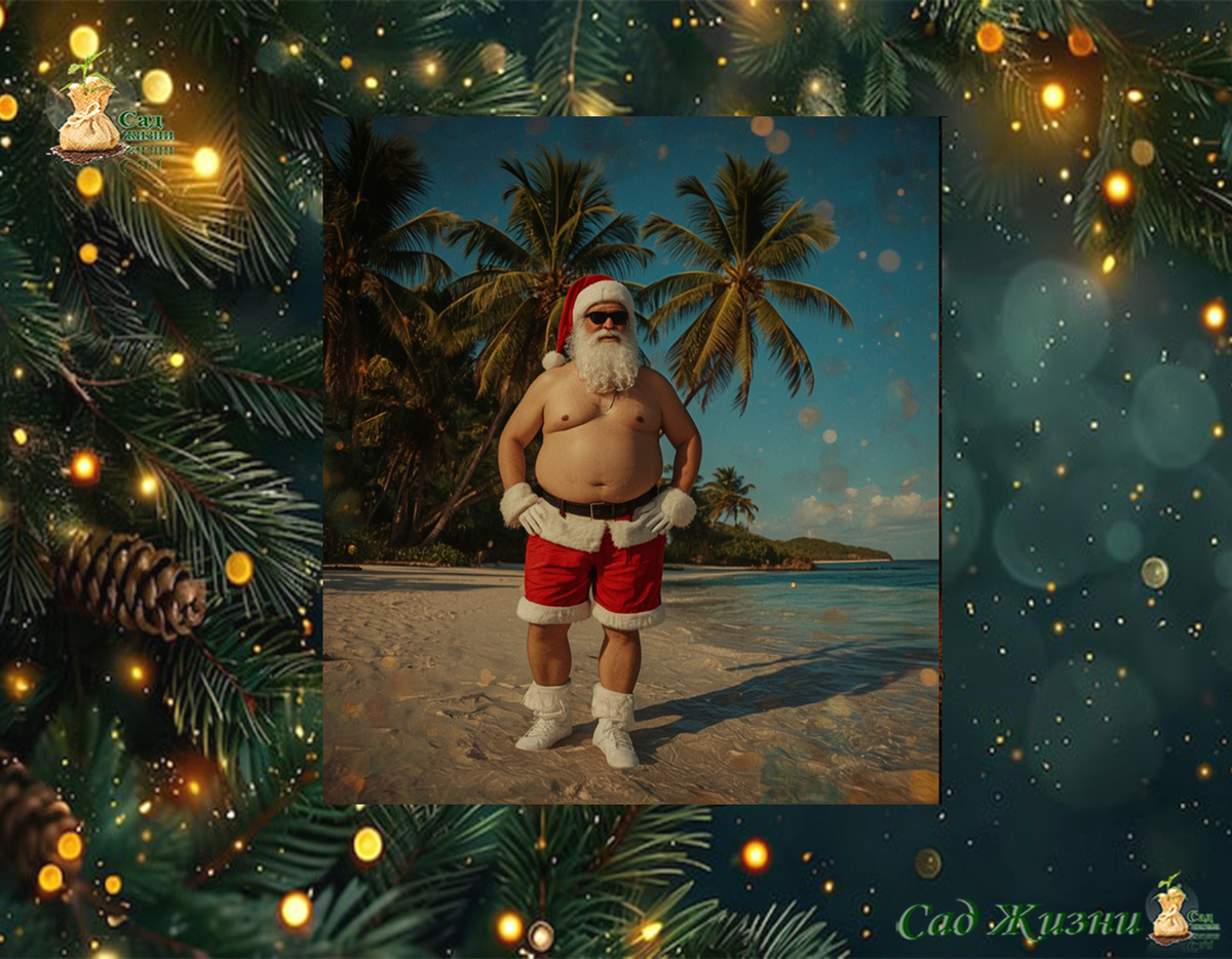 Встречаем Новый год в шортах