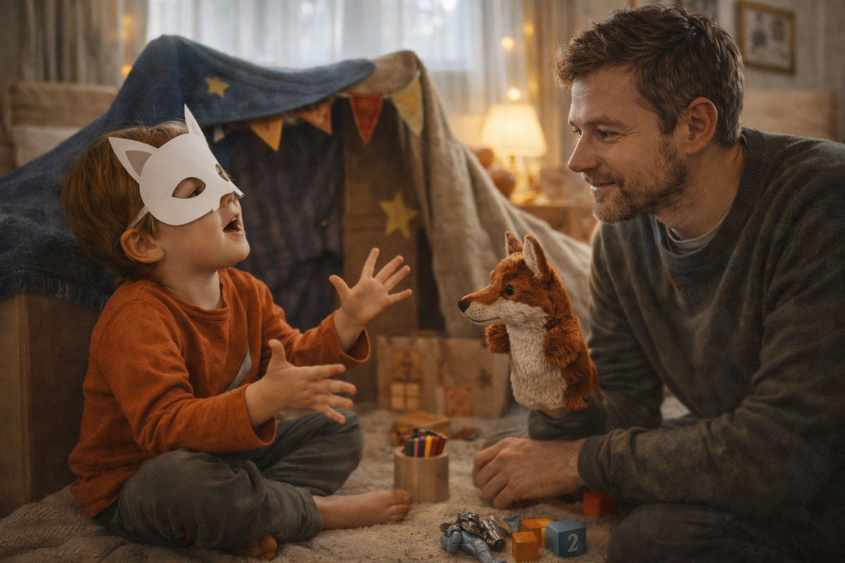 Домашний театр: как через игру развивать речь, воображение и математику — без давления