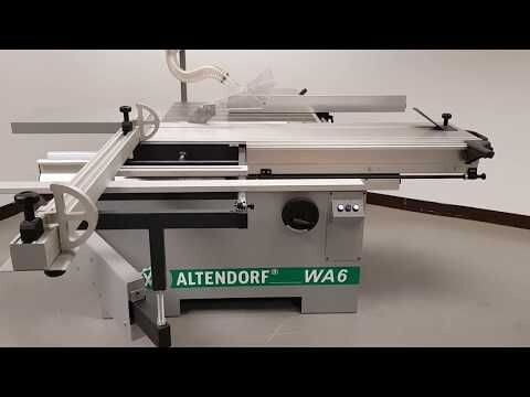 Altendorf WA6- компактный станок для небольших мастерских