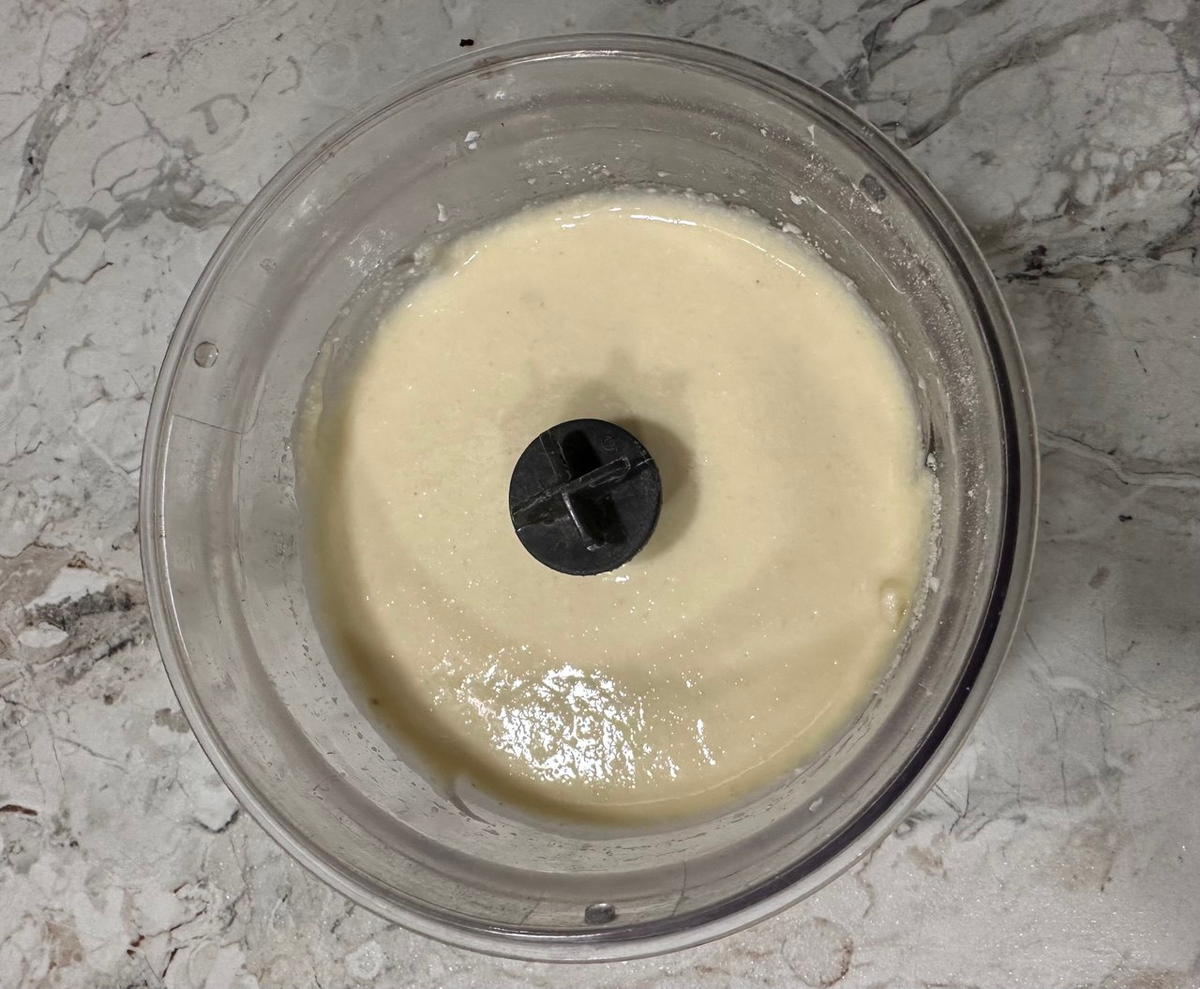 Приготовление творожного суфле с бананом. Фото автора