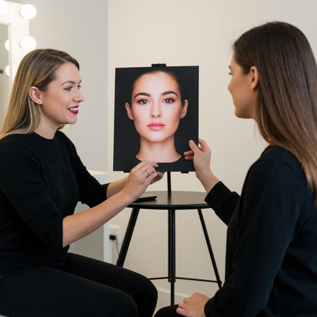 Правильные вопросы дают возможность визажисту определить тот макияж, который точно подойдет клиенту.