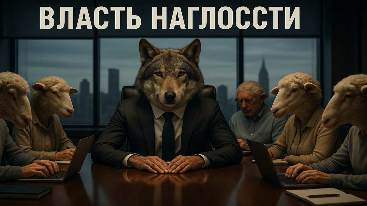 Волк в дорогом костюме и овцы с ноутбуками. Кто настоящий хозяин офиса?