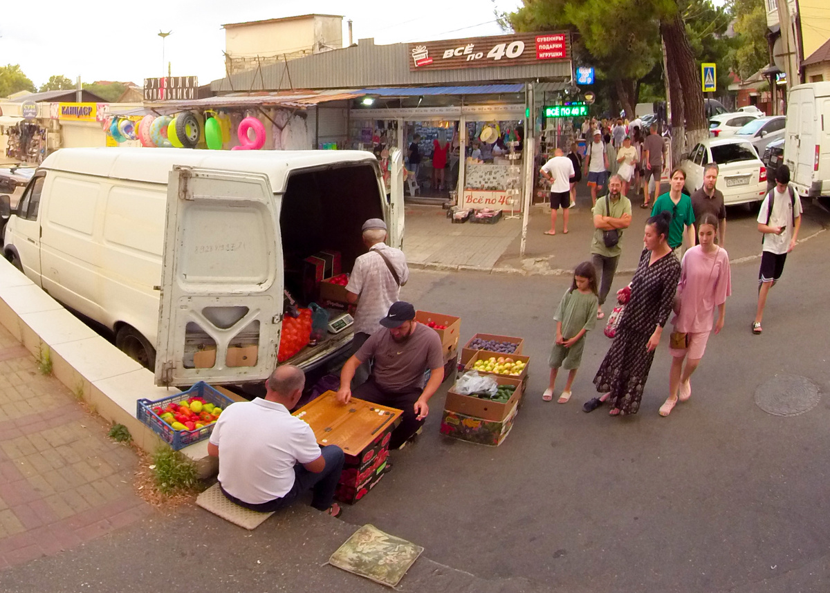 Лето, курортный город