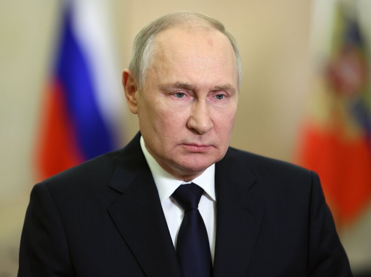    Президент РФ Владимир Путин© РИА Новости . POOL/Михаил Метцель