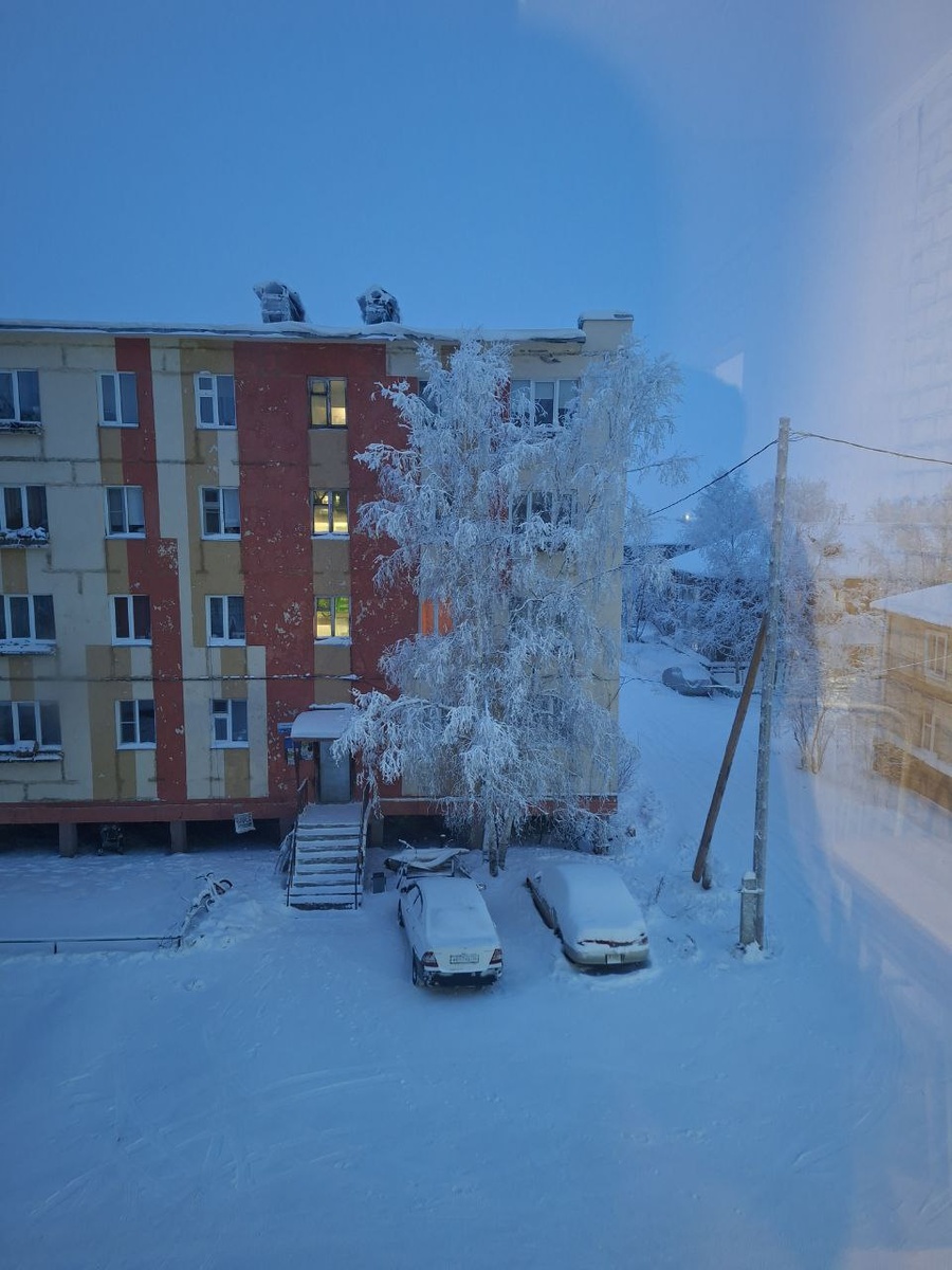 Мирный.Под 50°