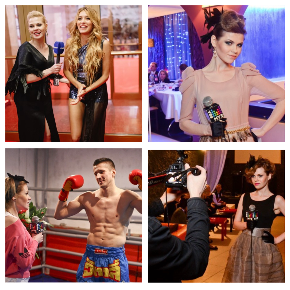 Кадры из разных съёмочных проектов  