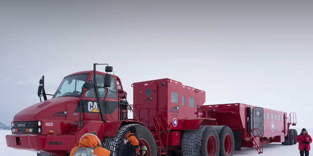 Cat Kress Antarctica — автопоезд для антарктических «дальнобойщиков»!