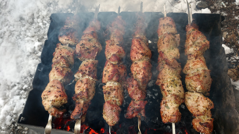 Шашлык "по-Сталински" на Новогодних праздниках