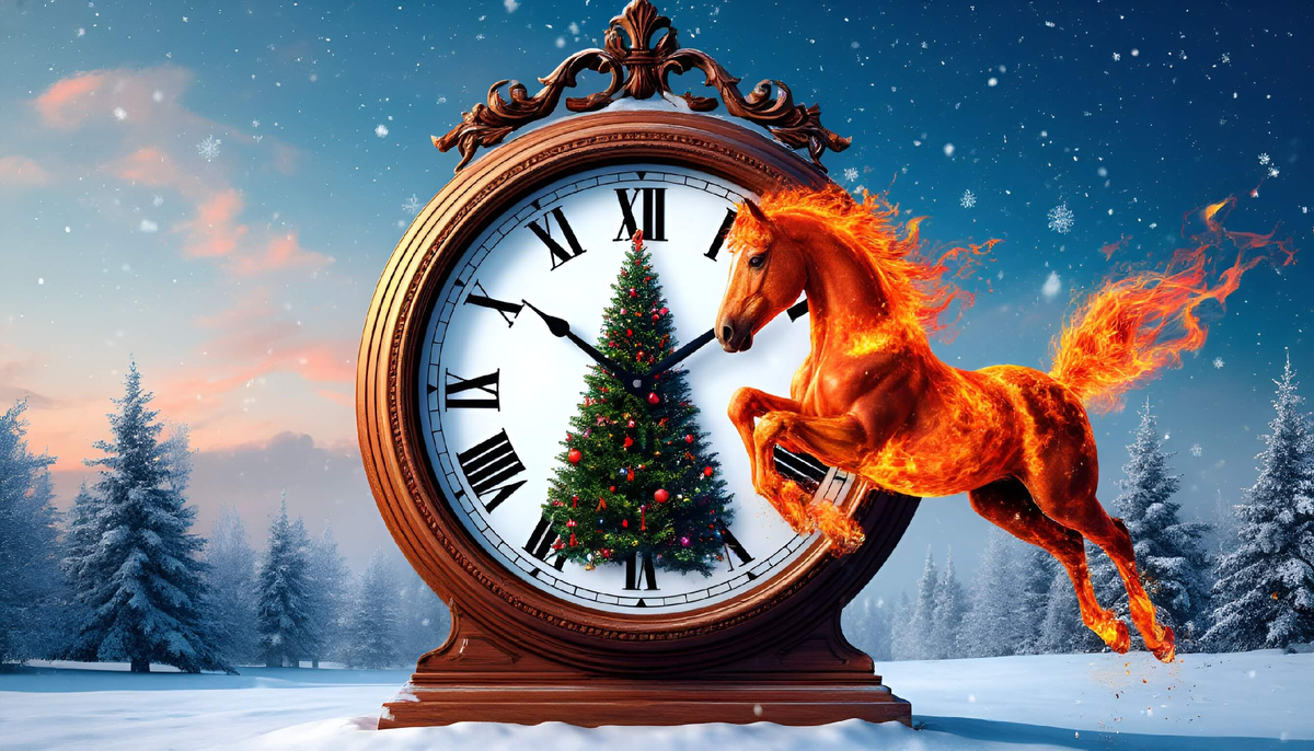 Новый 2026 Год Красного коня