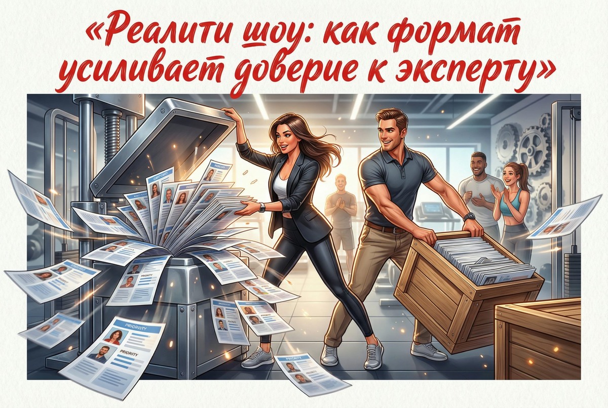    Реалити шоу: как формат усиливает доверие к эксперту Евгений Прокушев