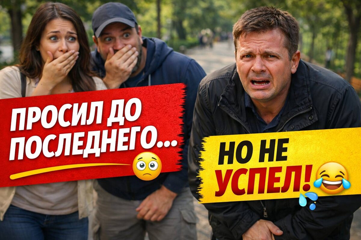 Просил дорогу в туалет… но парк решил иначе 🤣💦 (СМОТРЕТЬ ДО КОНЦА)