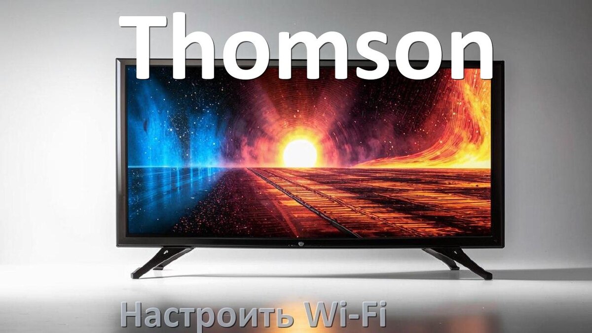 
Как подключить телевизор Thomson к Wi-Fi роутеру и настроить интернет
