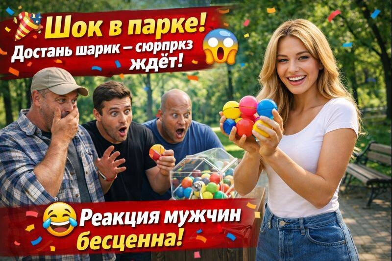 🎁 Неожиданный приз в парке! Достал шарик — и… трусики! 🤣😱