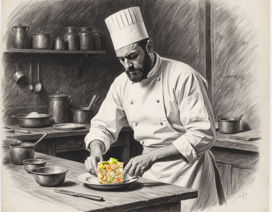 В наши дни нет ни одного изображения Люсьена Оливье. Включим полёт фантазии, а затем подключим ИИ