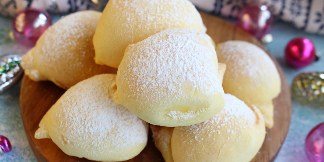 Новогодняя выпечка: печенье Сугробы