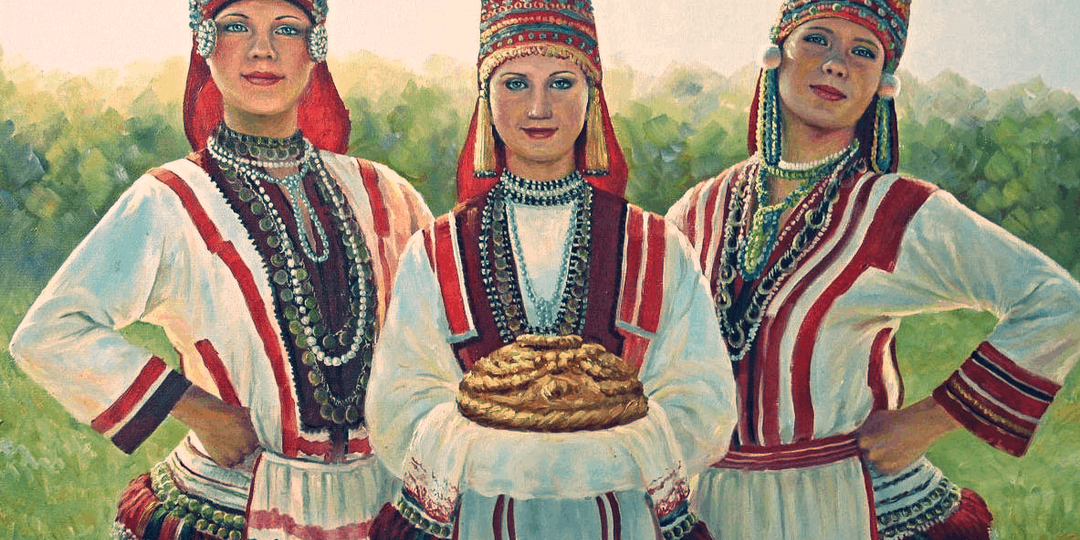 Народности Приволжья эрзя и мокша – по происхождению в большинстве потомки праславян-русов с примесью уральских народностей