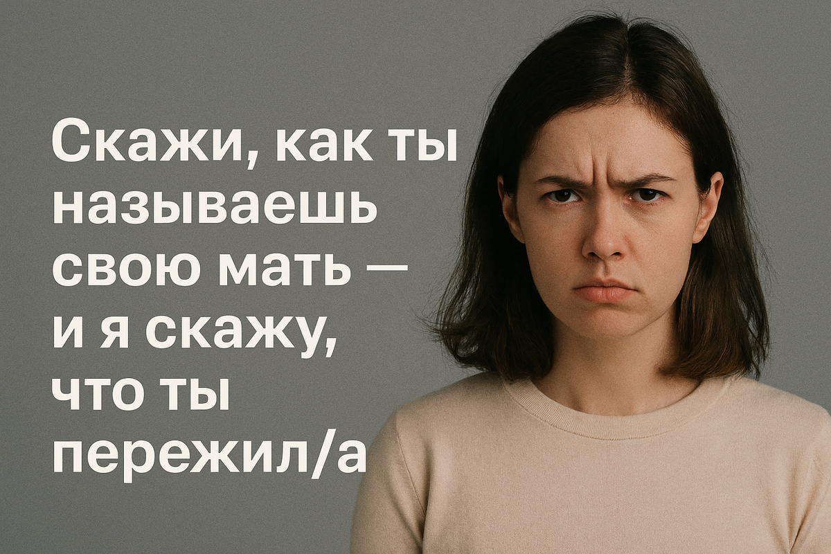 Как ты называешь мать — так ты и чувствуешь: проверим?