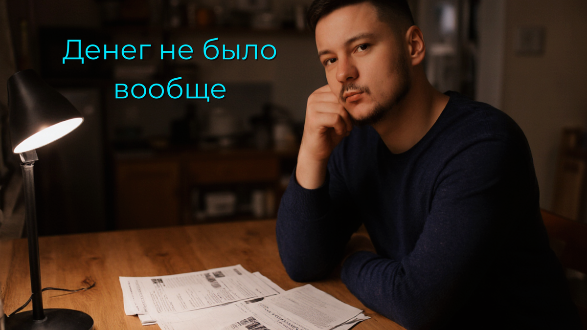 Раньше с деньгами у меня было никак. Вот вообще никак.