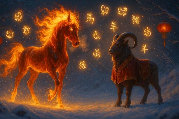 Год Козы — чем наделяет знак своих подопечных, какие у него есть стихии и с какими знаками восточного гороскопа совместимость. Обложка © ChatGPT