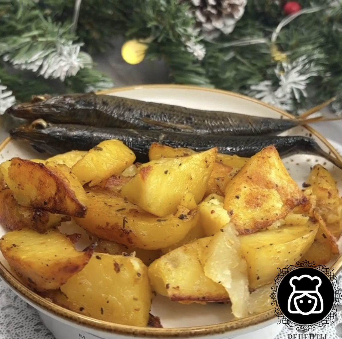Картошка по-деревенски в духовке