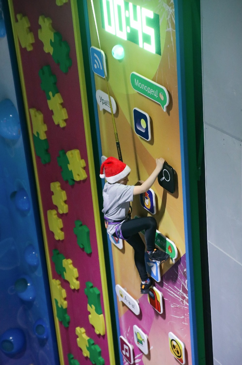 Фото автора. Новый год на скалодроме 