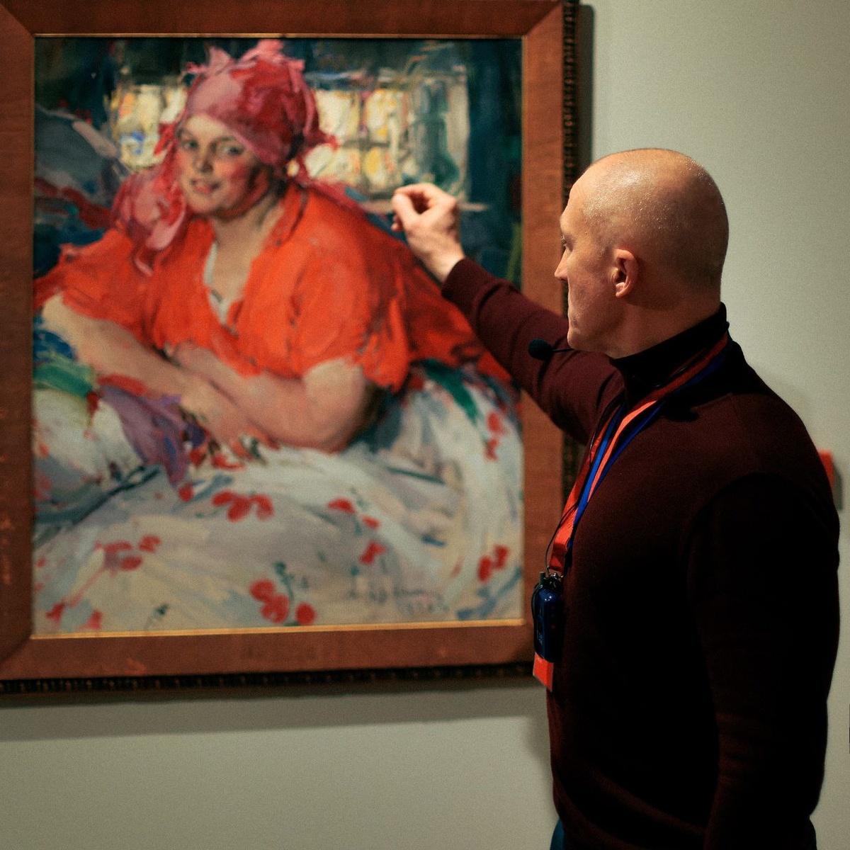 У работы Архипова в ГТГ. Фото Ирина Успенская