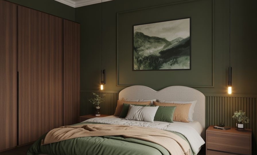 Трендовые цвета стен в гостиной 2026 года: что будет в моде