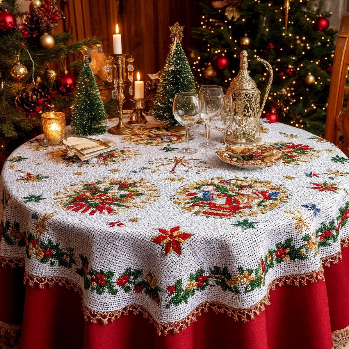 Новогодний стол.