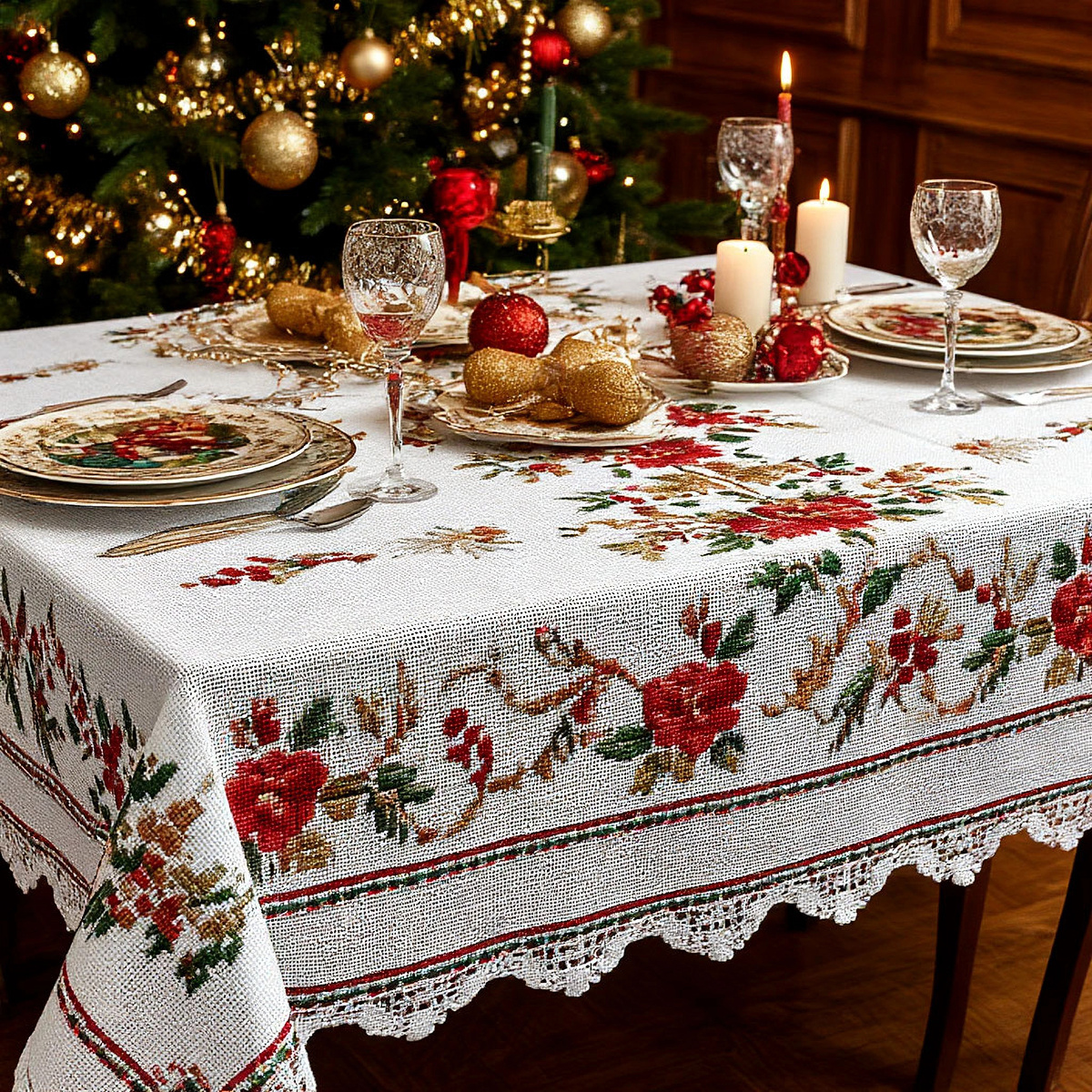 Новогодний стол.