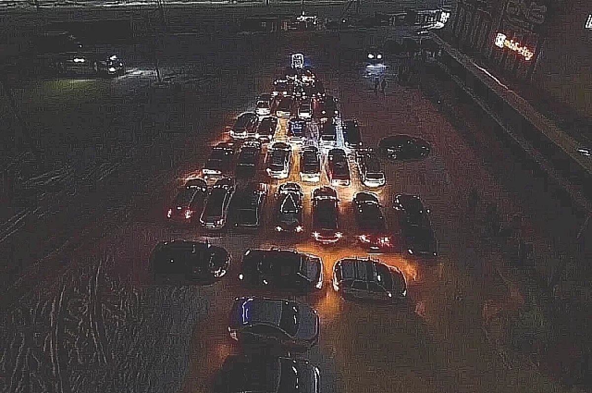    В Благовещенске автомобилисты устроили флешмоб «Автоёлка»