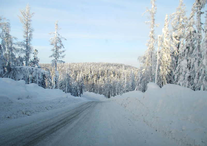 зима в Сибири