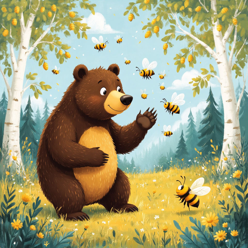 Медведь и пчёлы